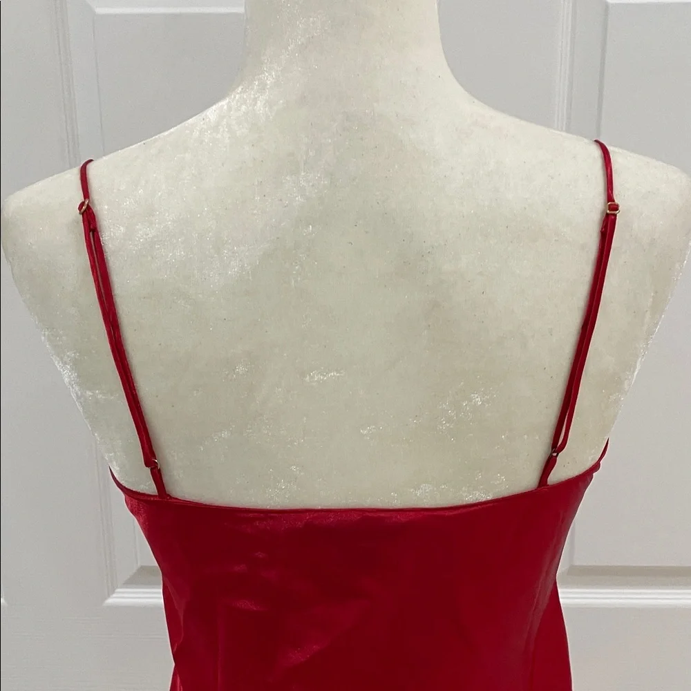 Victoria's Secret Red Chemise with Black Lace NWOT - Picture 5 of 5